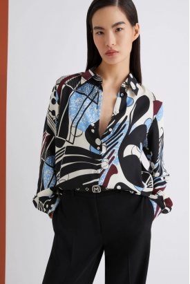 CAMISA ESTAMPADA EM CETIM