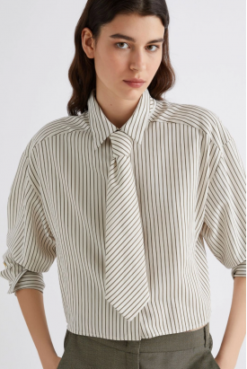 CAMISA CROPPED GRAVATA