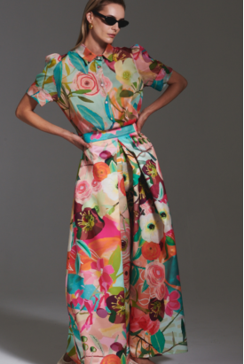 SAIA LONGA ESTAMPADA