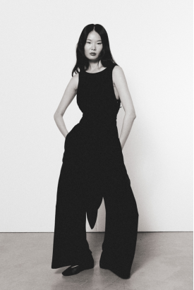 JUMPSUIT FLUIDO PRETO RENDA