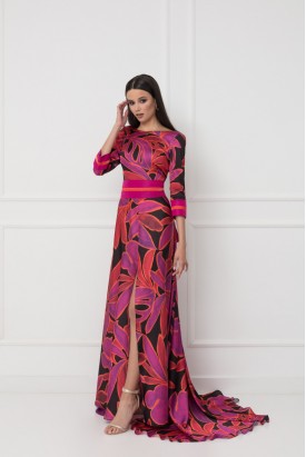 VESTIDO LONGO ESTAMPADO