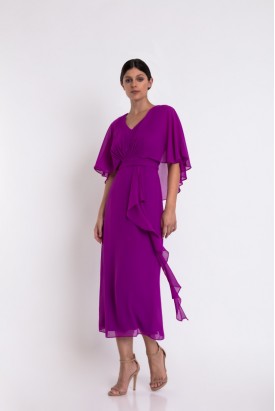 VESTIDO MIDI VIOLETA