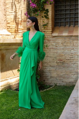 VESTIDO LONGO VERDE
